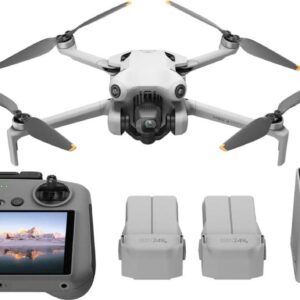 DJI Mini 4 Pro Fly More Combo with RC 2: 4K HDR, 3 Batteries, 249g, Return Home