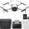 DJI Mini 4 Pro Fly More Combo Plus with RC 2 Controller: 4K Ultra HD Video, Intelligent Flight Modes
