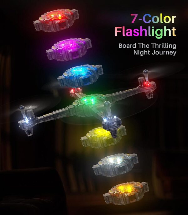 SYMA X440 Drone: Detachable Arms, 7-Color LED, 360° Flips, 16 Min Flight, Altitude Hold - Image 5