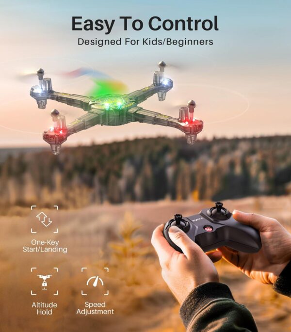 SYMA X440 Drone: Detachable Arms, 7-Color LED, 360° Flips, 16 Min Flight, Altitude Hold - Image 6