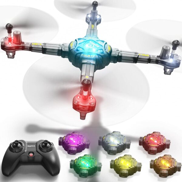 SYMA X440 Drone: Detachable Arms, 7-Color LED, 360° Flips, 16 Min Flight, Altitude Hold