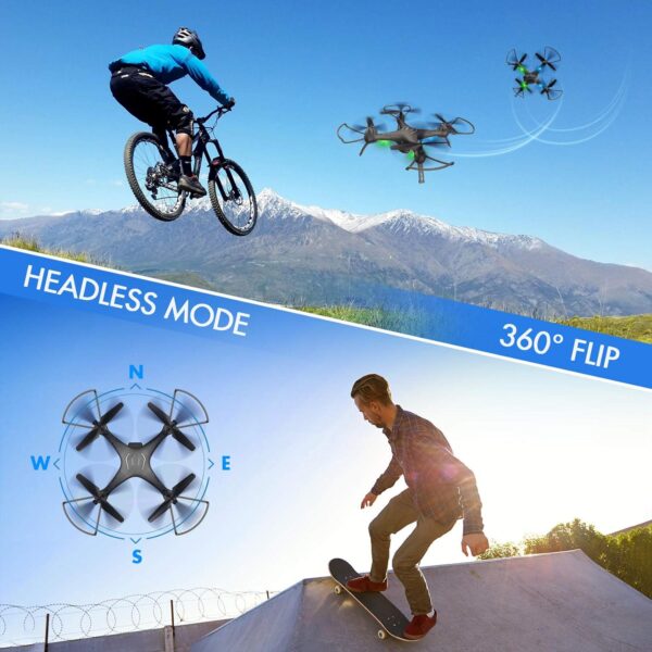 1080P HD Camera Drone: Toss to Launch, Smart APP Control - Perfect for Kids and Adults, Includes 2 Batteries - Image 5