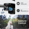 Drone with Camera 720P for adults, FPV WiFi Live Video RC Quadcopter, Foldable Mini Optical Flow Positioning Helicopter Beginners, Gestures Selfie, 3D Flips, 2 Batteries - Image 2