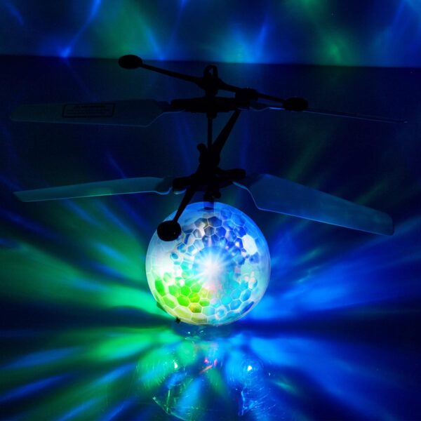 Force1 1 Pack Orbiter Flying Ball Hand Operated Spinner Drones for Kids- Mini Toy with Remote, LED Controlled Hover Indoor Fidget Floating UFO - Image 7