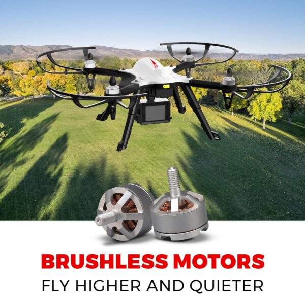 Force1 F100GP Drone: GoPro Compatible, 1080p HD Video, Long Range - Includes 2 Batteries - Image 4