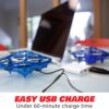 Force1 Scoot Hand Operated Drone for Kids Adults - Hands Free Motion Sensor Mini Indoor Small UFO Toy Flying Ball (Blue) - Image 4