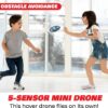 Force1 Scoot Hand Operated Drone for Kids Adults - Hands Free Motion Sensor Mini Indoor Small UFO Toy Flying Ball (Blue) - Image 3