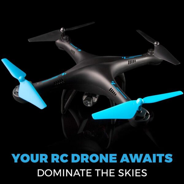 Force1 U45WF FPV RC Drone: VR Capable, WiFi, 720p HD Live Video - Includes 2 Batteries - Image 5