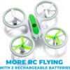 Force1 UFO 3000 LED Mini Drone: Easy Remote Control, LED Lights, 360 Flips - Perfect for Kids - Image 6