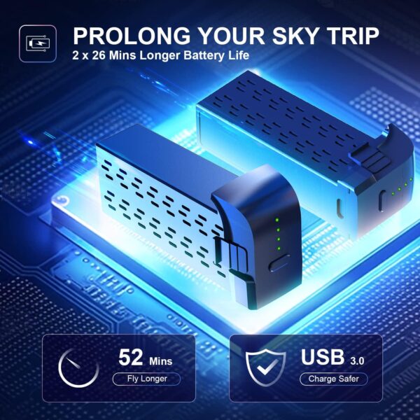 TSRC Q5 GPS Drone: 4K Camera, Auto Return, Follow Me, Brushless Motor - Perfect Christmas Gift, 52 Mins Flight - Image 5