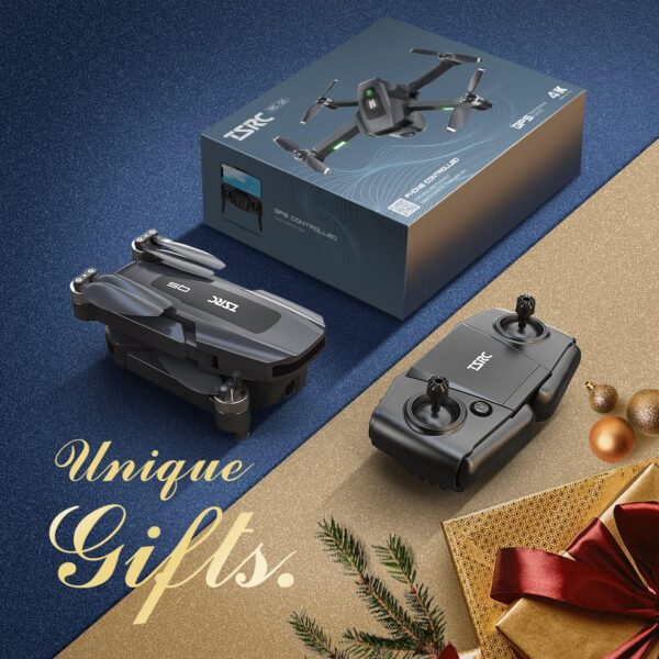 TSRC Q5 GPS Drone: 4K Camera, Auto Return, Follow Me, Brushless Motor - Perfect Christmas Gift, 52 Mins Flight - Image 2