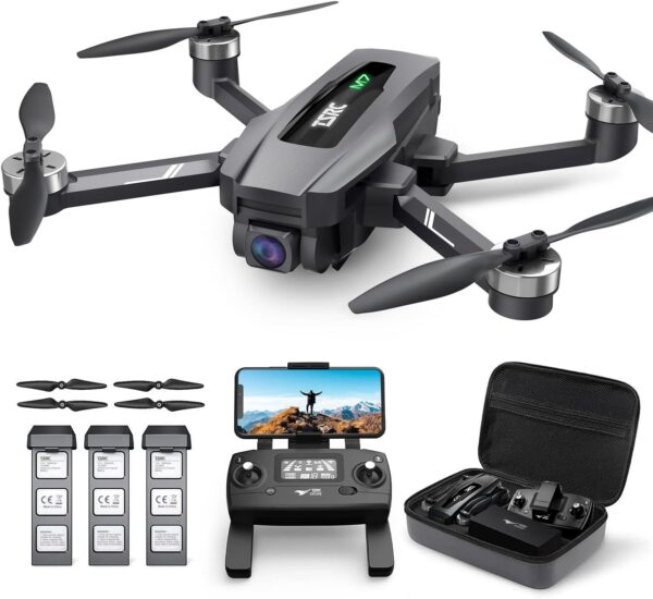 TSRC M7 GPS Drone: 4K EIS Camera, 90 Min Flight, Brushless Motor, Smart Features