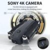 GPS Drone with Camera for Adults 4K SONY IMX Camera,Brushless AIdrone Auto Return Home,Under 250g,Drones 5GHz Wifi FPV Video Beginner,RC Quadcopter Smart APP,Follow Me - Image 2