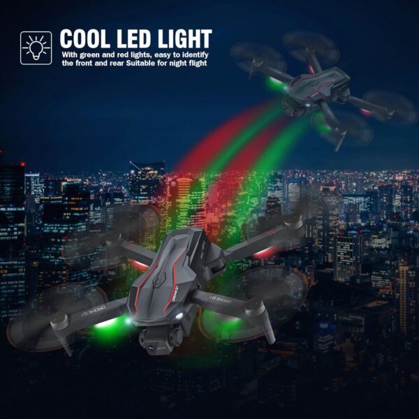 GPS Drone: 4K FPV Camera, Foldable, Follow Me, Brushless Motor, 55 Min Flight, Altitude Hold - Image 7