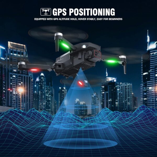 GPS Drone: 4K FPV Camera, Foldable, Follow Me, Brushless Motor, 55 Min Flight, Altitude Hold - Image 4