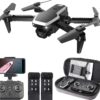 GoolRC CSJ S171 PRO Drone with Dual Camera, 4K HD WiFi FPV Mini for Kids and Adults, Foldable Quadcopter 3D Flip, Headless Mode, Altitude Hold, Storage Bag 2 Batteries