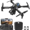GoolRC 4K Camera Drone: Foldable, 2 Batteries, 40 Min Flight, Adjustable Lens, Obstacle Avoidance