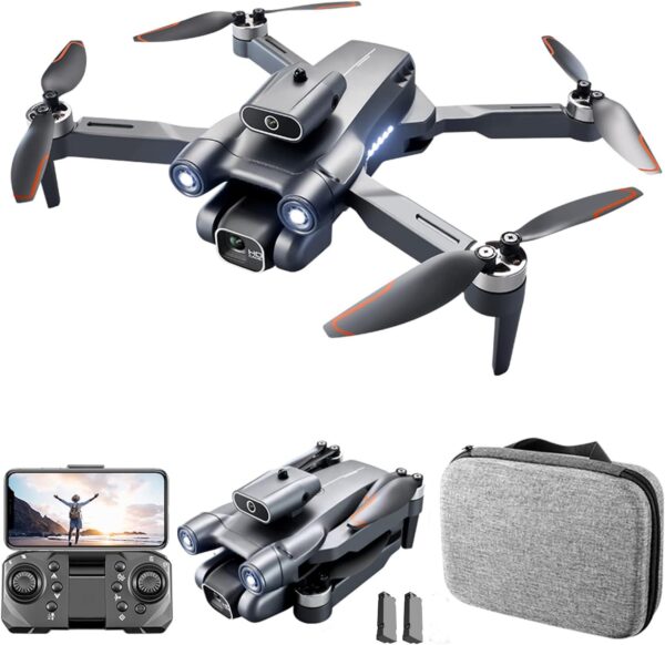 GoolRC Foldable Mini Drone: 4K UHD Camera, Obstacle Avoidance, Dual Cameras, Brushless Motor, 2 Batteries