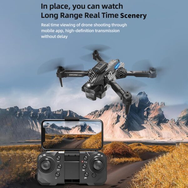 GoolRC 4K Camera Drone: Foldable, 2 Batteries, 40 Min Flight, Adjustable Lens, Obstacle Avoidance - Image 5