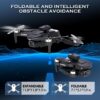 GoolRC Drone: 1080P HD Camera, Foldable Mini Drone for Beginners, Carrying Case, 2 Batteries, Altitude Hold, Headless Mode, Gesture Selfie - Image 7