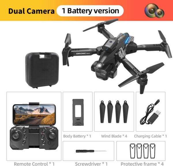GoolRC 4K Camera Drone: Foldable, 2 Batteries, 40 Min Flight, Adjustable Lens, Obstacle Avoidance - Image 6
