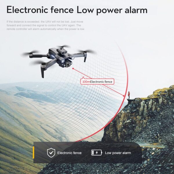 GoolRC Foldable Mini Drone: 4K UHD Camera, Obstacle Avoidance, Dual Cameras, Brushless Motor, 2 Batteries - Image 7