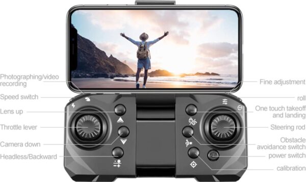 GoolRC Foldable Mini Drone: 4K UHD Camera, Obstacle Avoidance, Dual Cameras, Brushless Motor, 2 Batteries - Image 8