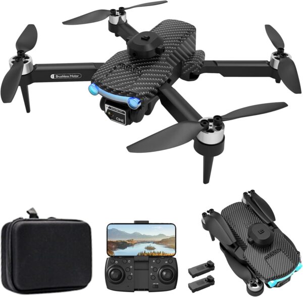 GoolRC Drone: 8K HD EIS Camera, Brushless Motor, Obstacle Avoidance, Follow Me, 2 Batteries