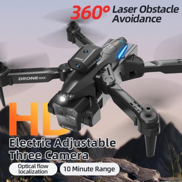 GoolRC 4K Camera Drone: Foldable, 2 Batteries, 40 Min Flight, Adjustable Lens, Obstacle Avoidance - Image 2
