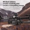 GoolRC 4K Camera Drone: Foldable, 2 Batteries, 40 Min Flight, Adjustable Lens, Obstacle Avoidance - Image 7