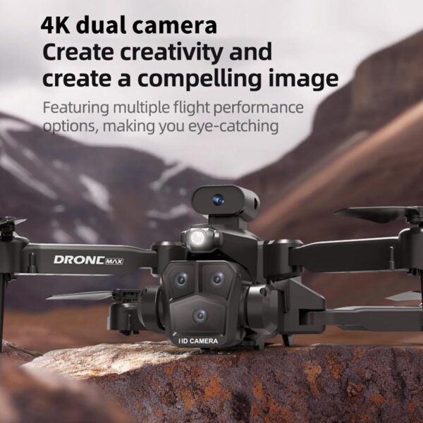 GoolRC 4K Camera Drone: Foldable, 2 Batteries, 40 Min Flight, Adjustable Lens, Obstacle Avoidance - Image 7