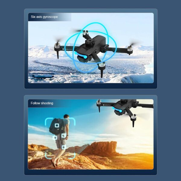 GoolRC Drone: 8K HD EIS Camera, Brushless Motor, Obstacle Avoidance, Follow Me, 2 Batteries - Image 6
