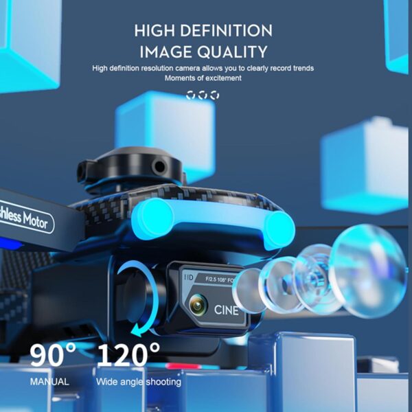 GoolRC Drone: 8K HD EIS Camera, Brushless Motor, Obstacle Avoidance, Follow Me, 2 Batteries - Image 2