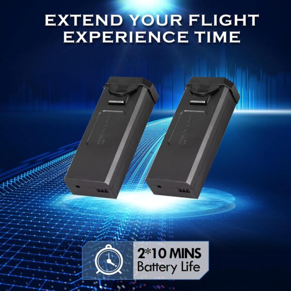 GoolRC Drone: 1080P HD Camera, Foldable Mini Drone for Beginners, Carrying Case, 2 Batteries, Altitude Hold, Headless Mode, Gesture Selfie - Image 5