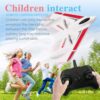 GoolRC FX601 Airplane, 2.4Ghz 2 Channel Remote Control Plane with 3 Batteries, Easy to Fly Aircraft for Beginners Kids and Adults - Image 2