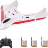 GoolRC FX601 Airplane, 2.4Ghz 2 Channel Remote Control Plane with 3 Batteries, Easy to Fly Aircraft for Beginners Kids and Adults