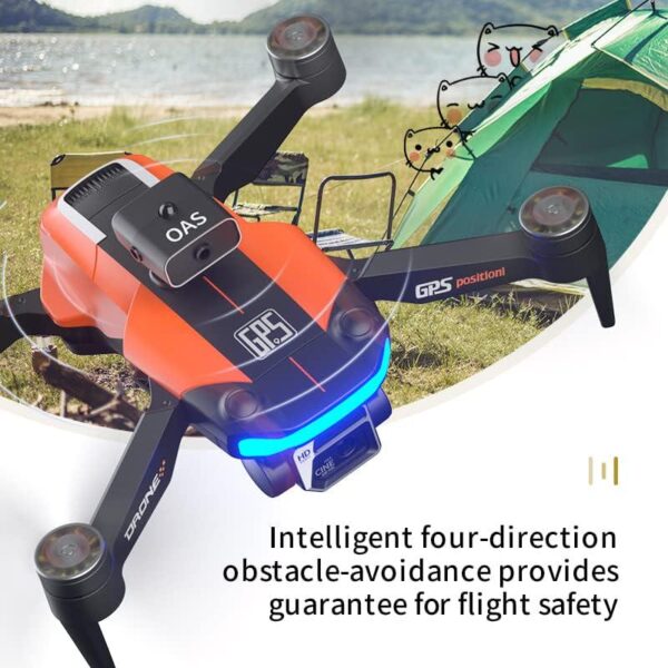 GoolRC GPS Drone: 8K Dual Camera, 60 Min Flight, 3 Batteries, Foldable, Obstacle Avoidance - Image 4