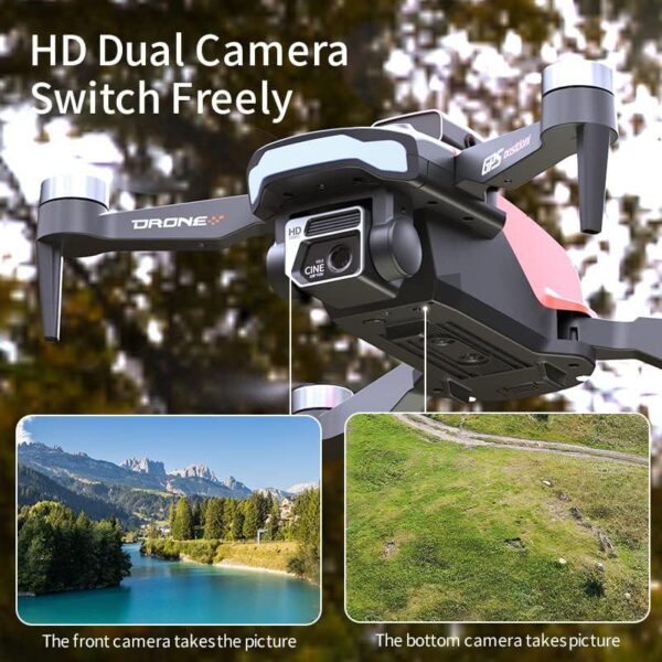 GoolRC GPS Drone: 8K Dual Camera, 60 Min Flight, 3 Batteries, Foldable, Obstacle Avoidance - Image 2