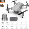 GoolRC L23 Mini Drone with 4K HD Camera for Kids and Adults, FPV Live Video Foldable Quadcopter 3D Flips, Track Flight, Altitude Hold, Headless Mode, Storage Bag 3 Batteries (Grey) - Image 2