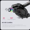 GoolRC LS-XT6 Drone, with Camera 4K Foldable for Beginners and Kids, Quadcopter Voice Gesture Control Carrying Case, Optical Flow Positioning, 360°Flip, Waypoint Fly - Image 4