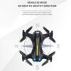 GoolRC Mini Drone for Kids, with Camera Adults, 4K HD 2 In 1 Quadcopter Land Fly Mode, LED Lights, Auto Hovering, 3D Flips, Headless APP Control, Speed Adjustment (Yellow) - Image 6