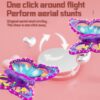 GoolRC Mini Drone for Beginners, 2.4GHz Butterfly Quadcopter with 3D Flip, Gravity Sensing, Headless Mode, Altitude Hold, LED Light, 2 Batteries, Ideal Gift Boys and Girls - Image 5