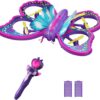 GoolRC Mini Drone for Beginners, 2.4GHz Butterfly Quadcopter with 3D Flip, Gravity Sensing, Headless Mode, Altitude Hold, LED Light, 2 Batteries, Ideal Gift Boys and Girls