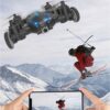 GoolRC Mini Drone for Kids, with Camera Adults, 4K HD 2 In 1 Quadcopter Land Fly Mode, LED Lights, Auto Hovering, 3D Flips, Headless APP Control, Speed Adjustment (Yellow) - Image 5