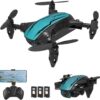 GoolRC CS02 Mini Drone: 480P Camera, WiFi FPV, Foldable, 360° Flip, Altitude Hold, 3 Batteries