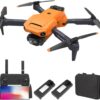 GoolRC 4K Dual Camera Drone: Quadcopter ESC Lens, Obstacle Avoidance, Waypoint Flight, Gesture Control, 2 Batteries