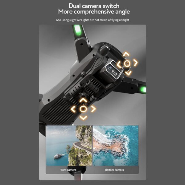 GoolRC S2S Drone: 6K Dual Camera, Foldable FPV Quadcopter, Brushless Motor, 3D Flips, 3 Batteries - Image 3