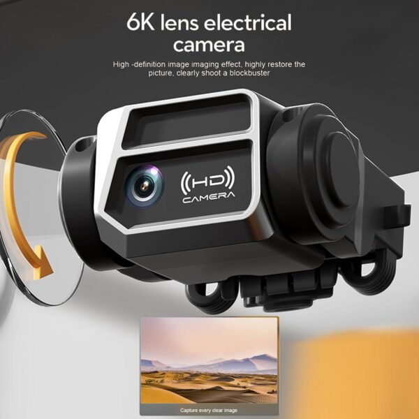 GoolRC S2S Drone: 6K Dual Camera, Foldable FPV Quadcopter, Brushless Motor, 3D Flips, 3 Batteries - Image 2