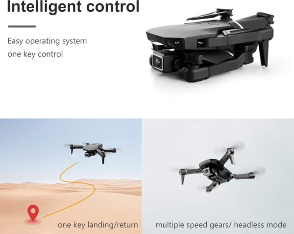 GoolRC S68 Drone with Camera, 4K HD WiFi FPV Mini for Kids and Adults, Foldable Quadcopter Gravity Sensor Control, 3D Flips, Headless Mode, Altitude Hold, Storage Bag 3 Batteries - Image 8