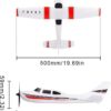 GoolRC WLtoys F949S Airplane, 2.4Ghz 3CH Plane with Gyroscope, EPP Remote Control Easy Fly Aircraft 3 Batteries for Beginners Kids and Adults - Image 8